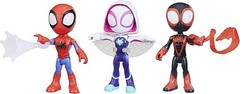 Marvel Spidey and His Amazing Friends 3pk – 4″ Action Figures & Web Accessories