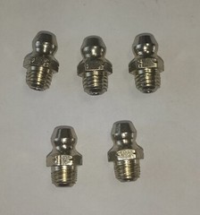 1/4-28 Straight Grease Fittings Zerk, 5 pcs