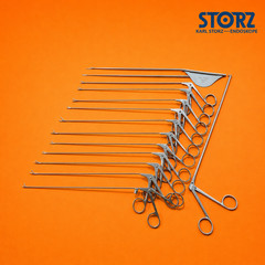 Karl Storz Pilling Laryngeal Instrument Set 14 Pcs w Sterilization Case ENT