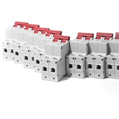 2Pole AC MCB Mini Circuit Breaker 4.5kA 6/10/16/25/32/40/50/63A/125A 250/500V