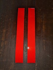 Red Retro Reflective Tape 2 strips 8″ x 1″