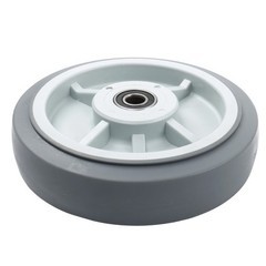 4 Pack Gray 1/2″ Axle Hole Replace Polyurethane 900 Pounds 8″ Caster Wheels