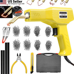 Plastic Welder,2 in 1 Welding Repair Kit with 1000pcs 150w, Yellow