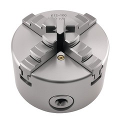 4 Jaw Lathe Chuck 100mm K12-100 Self Centering for Rotary Table Milling