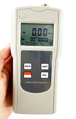 Handheld Vibration Meter with Velocity 0.1-400.0 mm/s Software and USB Cable