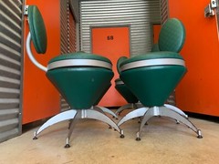 5 post modern cone chairs for restoration Funky 1980s 1990s Vintage Retro