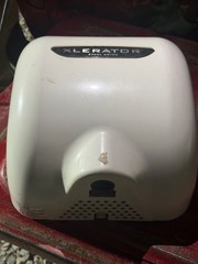Xlerator White steel Excel XL-BW-ECO Hand Dryer (Untested)