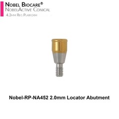 US Locator Abutment NP 3.5mm RP 4.3mm for Nobel Active Conical & Cap Inserts Kit