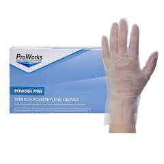Prowork Stretch Polytheistic Clear Color, Latex Free, Powder Free
