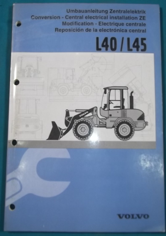 VOLVO L40 L50 CONVERSION CENTRAL ELECTRICAL INSTALLATION SERVICE REPAIR MANUAL