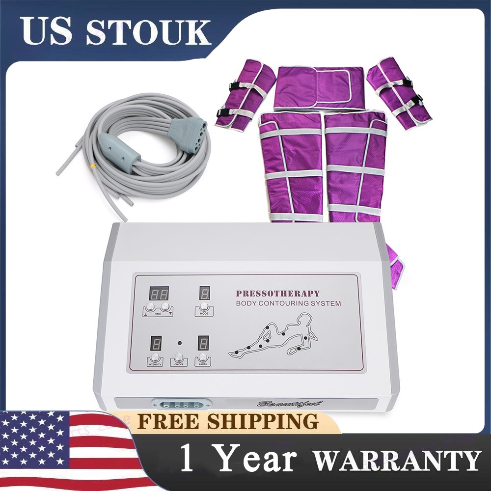Air Pressure Pressotherapy Device Lymphatic Drainage Slimming Suit Body Massager