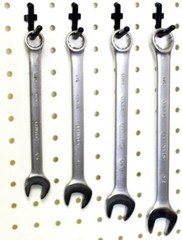 Plastic Black L Style Pegboard Hook Kit / Tool, Storage, Craft Hooks-Pick a Pack