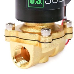 U.S. Solid Zinc-Alloy Solenoid Valve 1/2″ Electric Water Valve DC 12V NBR Seal