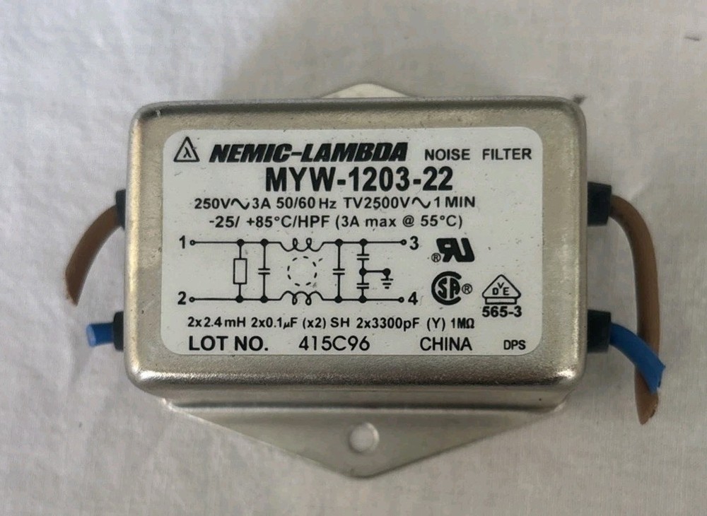Nemic-Lambda MYW-1203-22 Noise Filter – Free Shipping