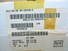 NEW AIRPAX R21-62-30.0A-32440-2 CIRCUIT BREAKER PROTECTOR 30A/AMP 120/240V