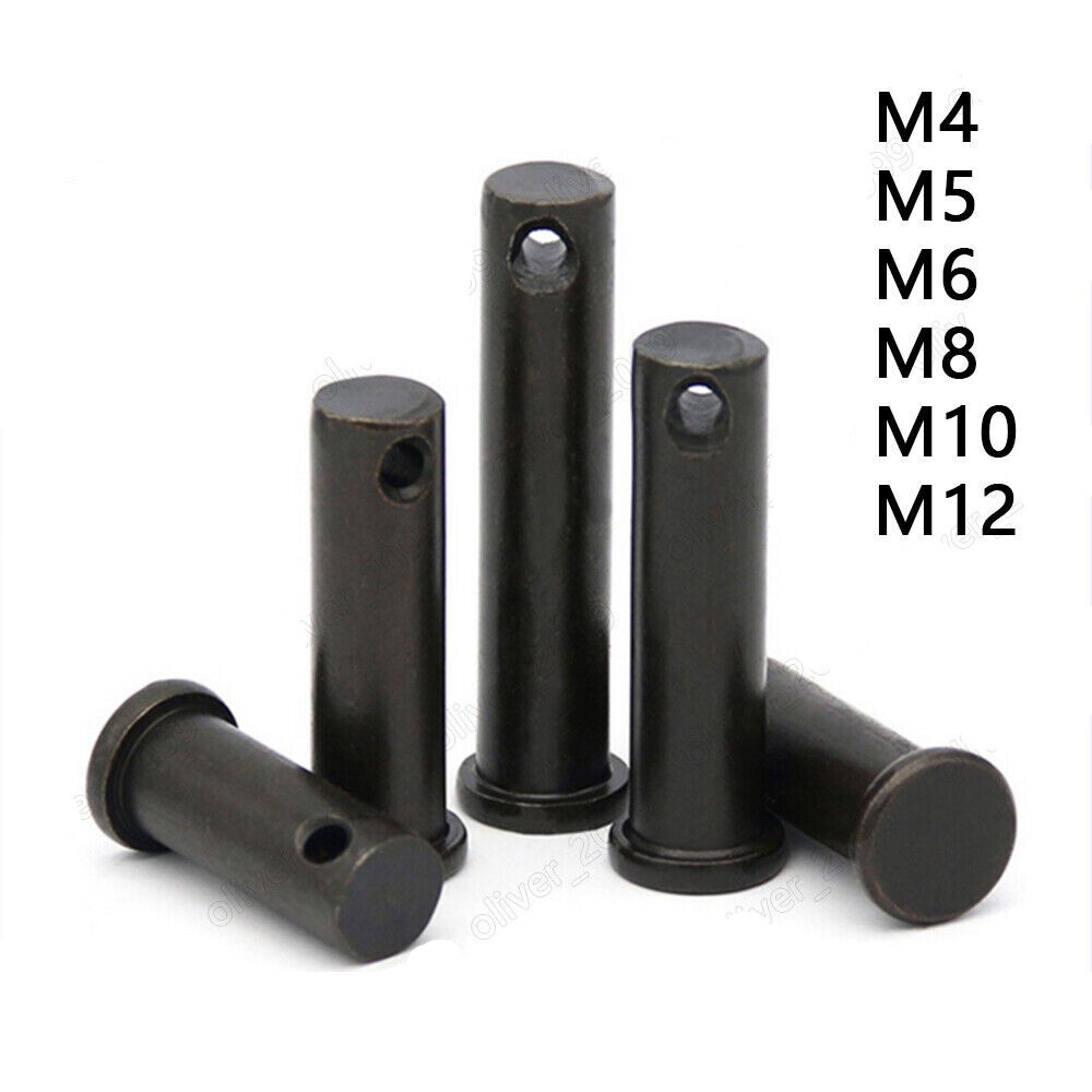 Steel Clevis Pins With Head M4 M5 M6 M8 M10 M12