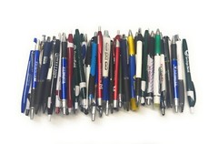 50ct Wholesale / Bulk Lot Misprint Ballpoint Ink Click Pens: Mixed Colors/Styles