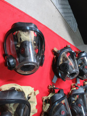 SCOTT AV-3000 HT MASK w/KEVLAR NETTING SMALL MEDIUM LARGE Firefighter SCBA AIR