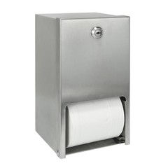 STARDRIX 2 Roll Stainless Steel Commercial Toilet Paper Dispenser, Heavy Duty
