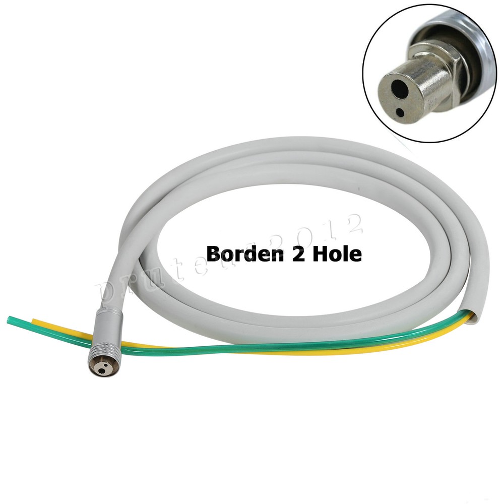 Dent High Speed Handpiece Tubing Hose Midwest 4 Hole Fiber Optic 6 Pin 2 Holes