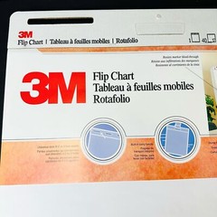 Professional Flip Chart Pad 3M 570 Unruled 25″x30″ White 40 Sheet/Pad Pack of 2