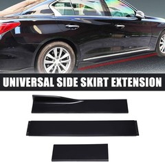 Universal Car Side Skirts 86.6 inch Extensions Body Kit Splitter Lip