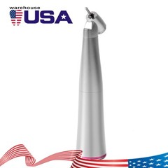 Dental 45° 1:4.2 Increasing Contra Angle LED Fiber Optic Handpiece Push Button