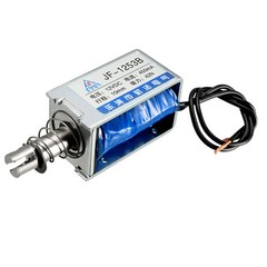 DC 12V 450mA 42N 10mm,Pull Push Type Frame Linear Solenoid Electromagnet Factory