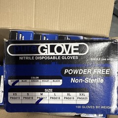 Case Of 1000 – Pure Glove Nitrile Disposable Gloves, Size Medium, Color White!!