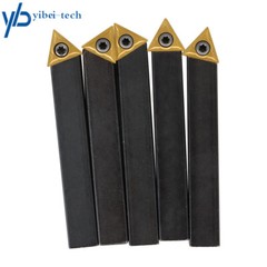 5 Pieces 1/2 “lathe indexable carbide insert Bits+turning tool bit holder kit