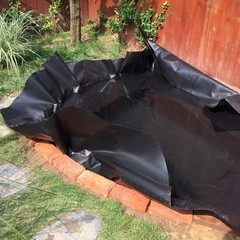 7 FT x 10 FT Pond Liner, 20 Mil HDPE Pond Liner, Sun Resistant Preformed Easy…