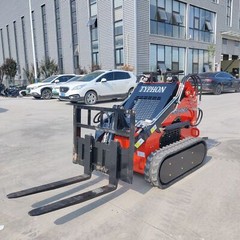 Loader Fork Pallet Mini SkidSteer Loader Attachments for TYPHON STOMP SKIDSTEER