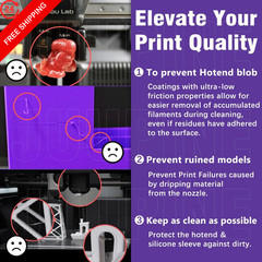 2PK MPVD Hotend For X2D/P2S/H2D/H2C/H2S/A1/A1mini, 2 PK 0.4mm Kit