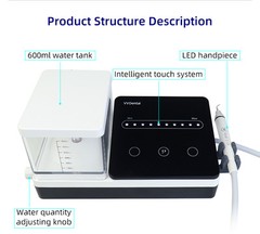 LED Dental Ultrasonic Piezo Scaler Handpiece Bottles Fit EMS Cavitron Woodpecker