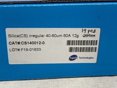 (19) AGELA Claricep Screw-On Flash Silica Column 40-60um 60A 12g CS140012-0
