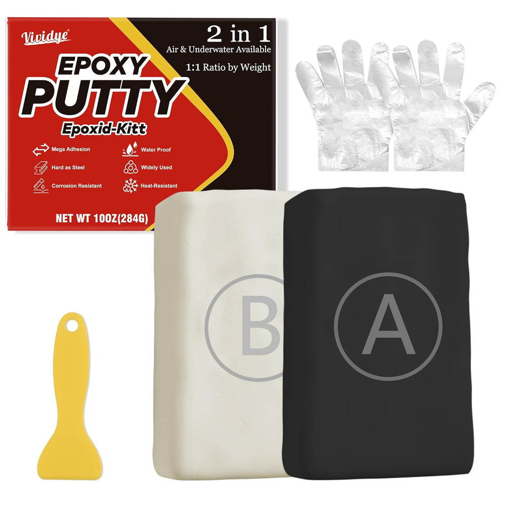 Epoxy Putty, 10Oz / 280G Fast Repair Epoxy Clay, High Strength 2 Part Filler Put