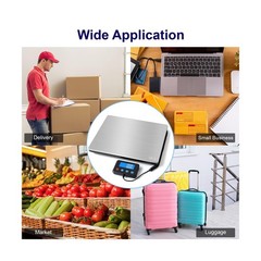TIPRE Digital Shipping Postal Scale 0.5 oz High Accuracy! 440lb… Fast USA SHIP