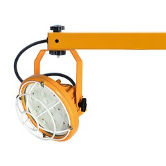 50W Loading Dock Folding LED Lights Swing Arm Lamp For Warehouse Outdoor Work US