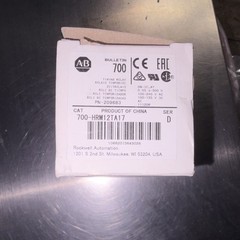 Allen-Bradley 700-HRM12TA17 On-Delay Timer Relay 100-240V AC 100-125V DC Plug-In