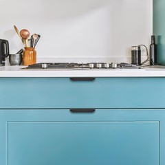 Matte Black Cabinet Handles Finger Edge Pulls 4 Inch CC 10 Pack | Low-Profile…