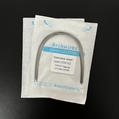 Dental Orthodontic Stainless Steel Round/Rectangular Arcos Arch Wires Natural