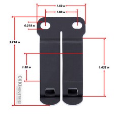 Monoblock Belt Clips – Inside-The-Waistband/IWB Holster Mounting Attachments