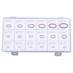 180 Pcs O-Ring Brown Metric FKM O-Ring Kit Fit High Heat Applications with Box