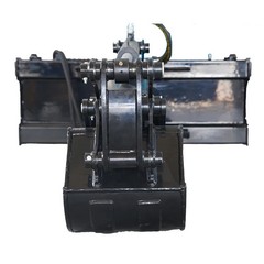 Skid Steer Backhoe Attachment with 15 inch digger Bucket ,Universal Mount Plate