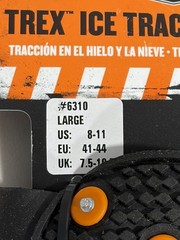 Ergodyne TREX 6310 Adjustable Slip-On Ice Traction Cleats, Large