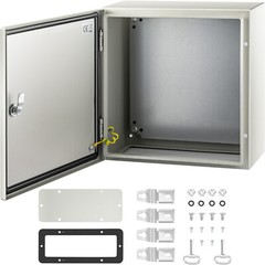 VEVOR Steel Electrical Box Electrical Enclosure Box 16x16x8” Carbon Steel IP65