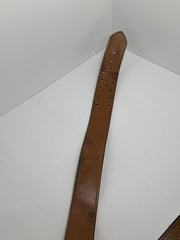 Vintage Smith & Wesson Black Leather Basketweave Duty Belt Size 34 / 42″ Inches