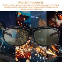Welding Glasses IR Shade 3 CE Certified Protective Glasses Wrap Around Lens
