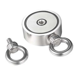 700/500LB Pulling Force Double Sided Round Super Strong Neodymium Fishing Magnet