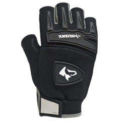 Medium Fingerless Gloves Husky Neoprene Flex Stretch Knuckle Comfort Wrist Strap